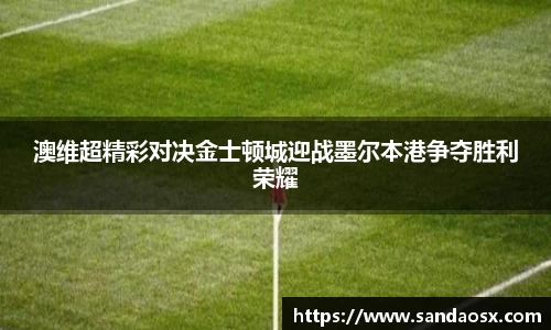 澳维超精彩对决金士顿城迎战墨尔本港争夺胜利荣耀